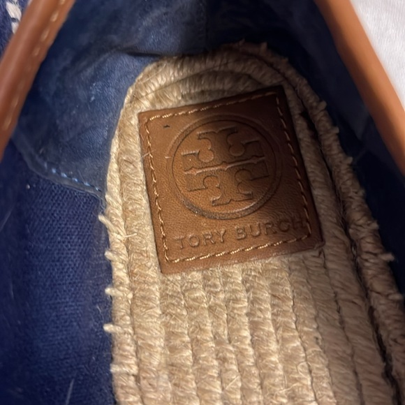 Tory Burch 7 1/2 canvas espardrille slip on - Picture 5 of 5